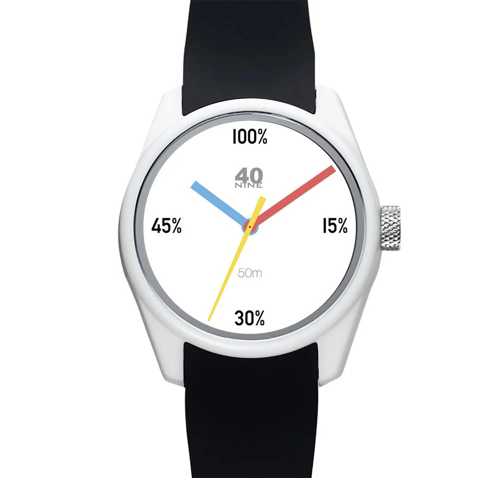 40N4.6BK 40NINE 100% Mens 43MM WATCH - Image 3