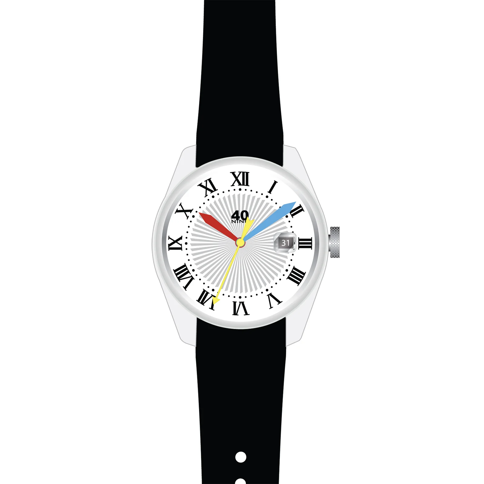 40N9.1BK 40Nine Mens 43mm La Romana Watch - Image 2