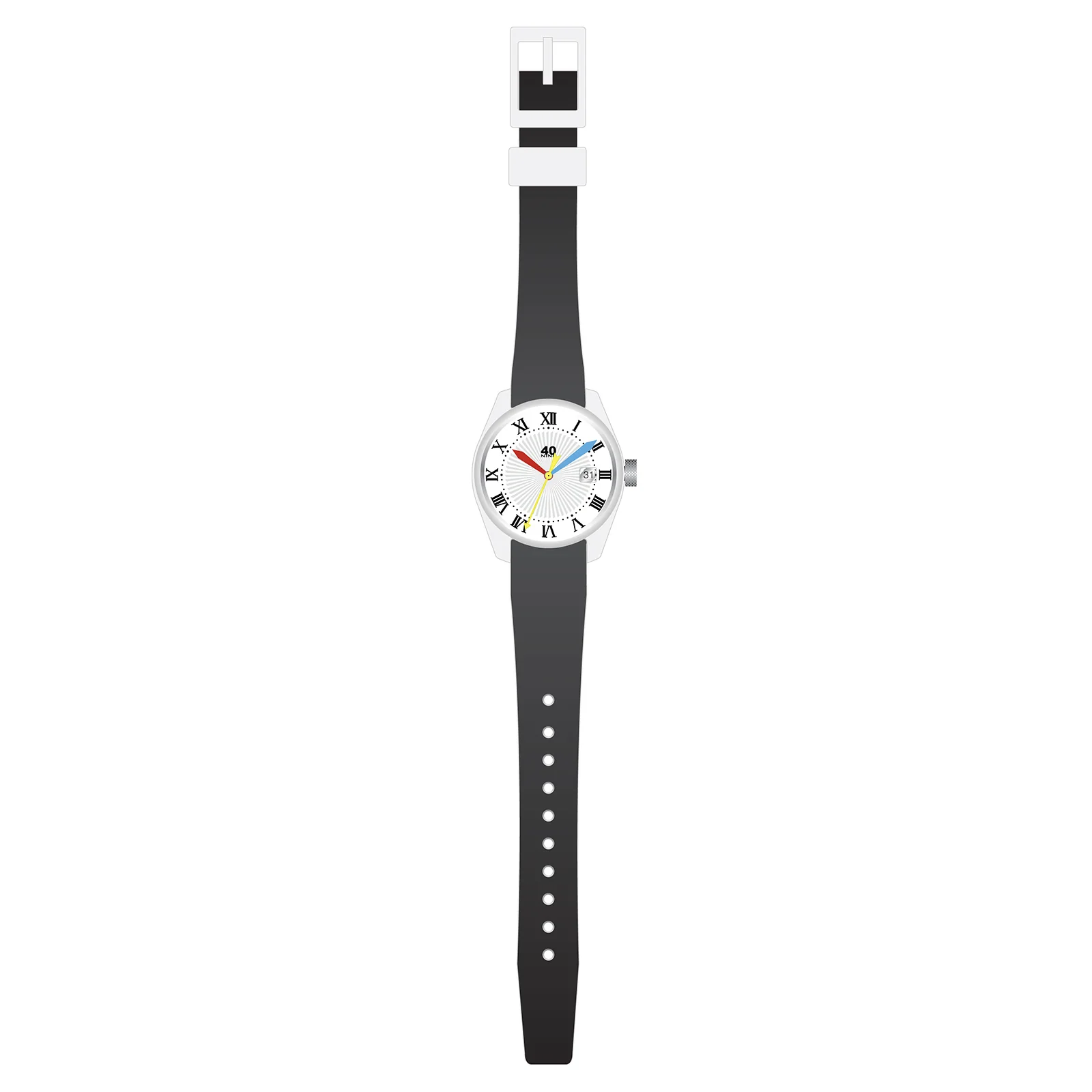 40N9.1LBK 40Nine Ladies 35mm La Romana Watch - Image 3