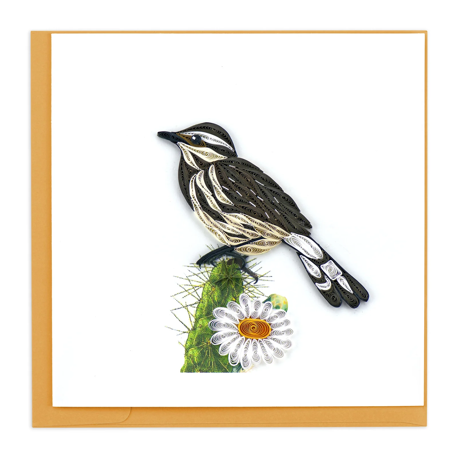 BL1060 Quilling Card – Cactus Wren (State bird of Arizona)
