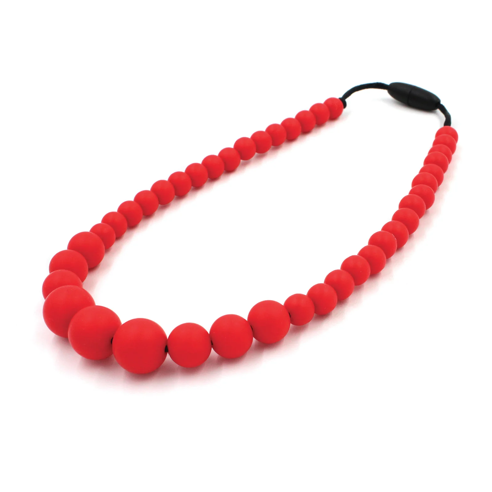 Christmas Red Silicon rubber bead necklace - Image 3