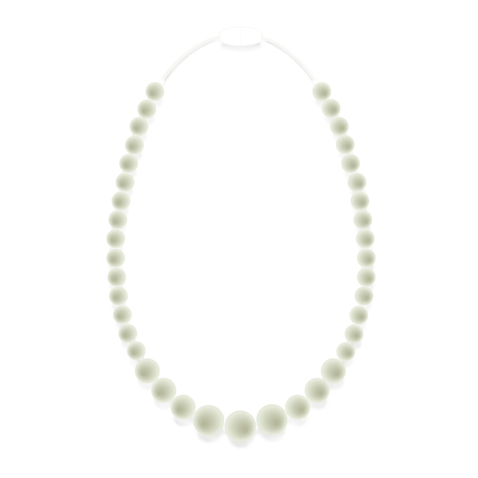 Dove Silicon rubber bead necklace - Image 4