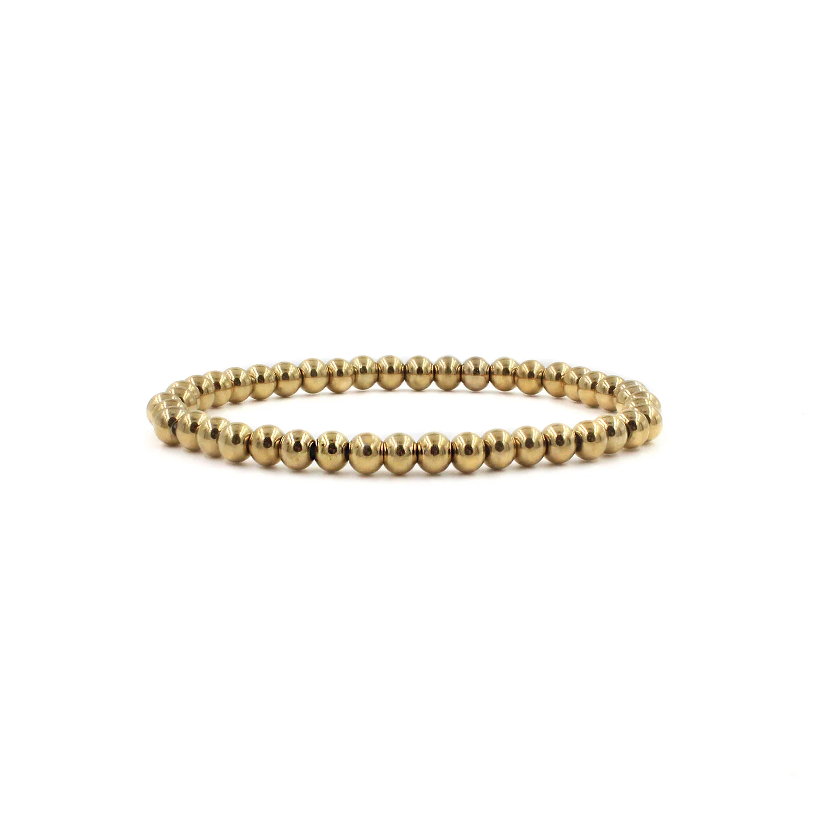 Gold Color Stainless Steel Beaded Bracelets - Image 4
