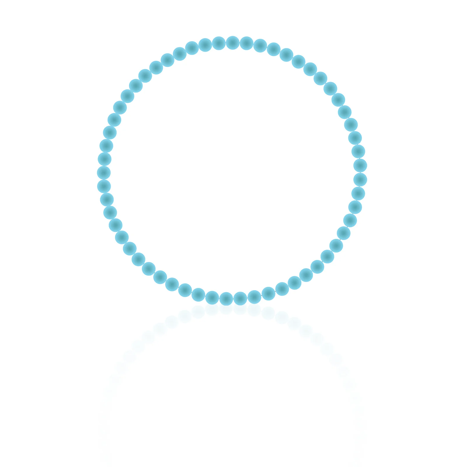 Scuba Silicon Rubber 3mm Beaded Yoga Bracelet - Image 4