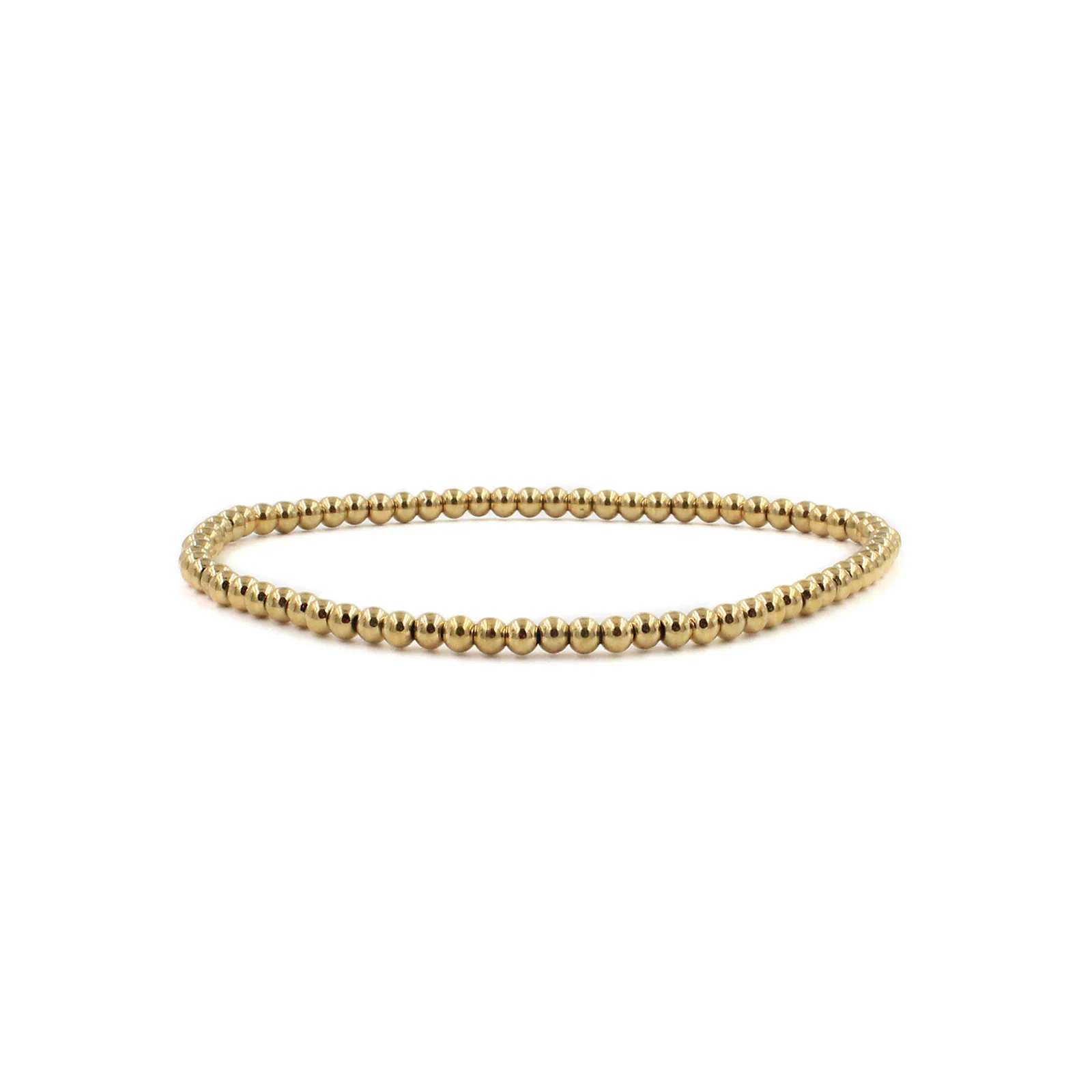 Set of 4 Gold Beaded Bracelets - Image 7