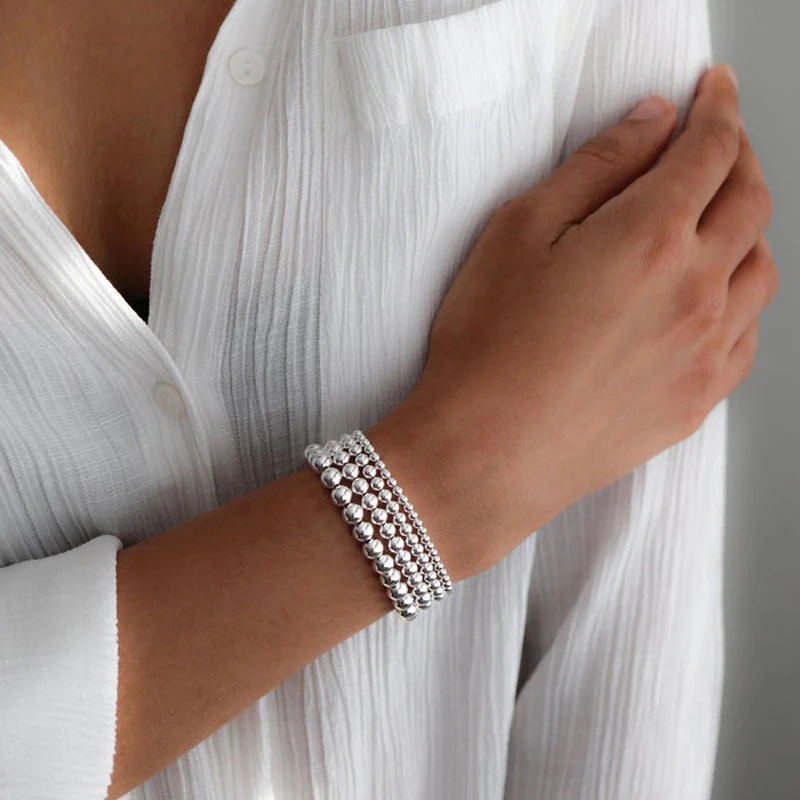 Stainless Steel Beaded Bracelets - Image 2