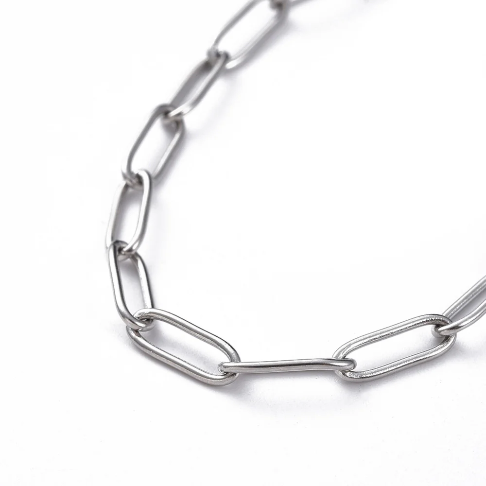 Stainless Steel Paper Clip Bracelet - Image 3